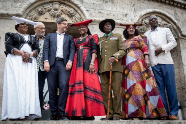 Macaque in the trees