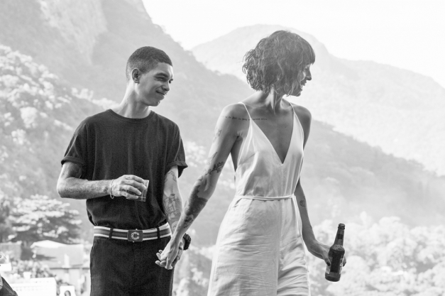 Macaque in the trees