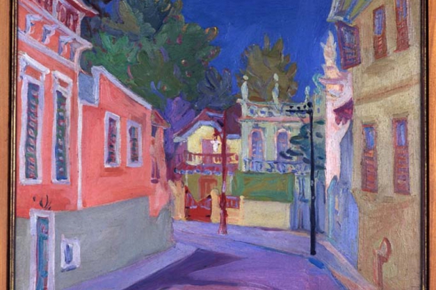 Macaque in the trees