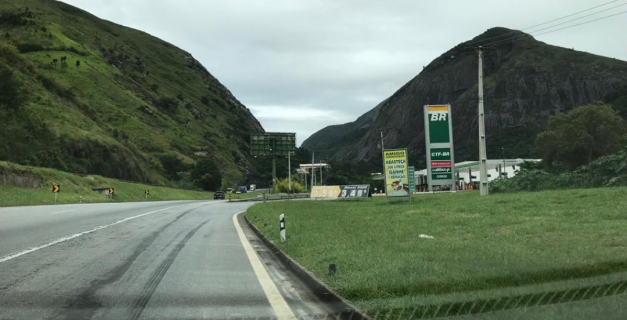 Posto pertencente a Bruno Naya na BR-040: somente em Petrópolis, na Região Serrana, são cinco estabelecimentos Macaque in the trees