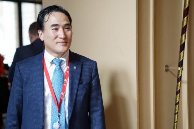 Macaque in the trees
