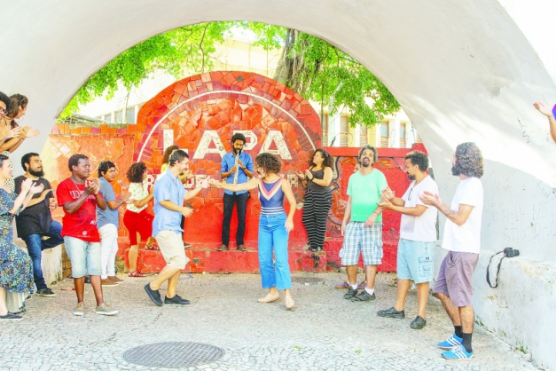 Macaque in the trees