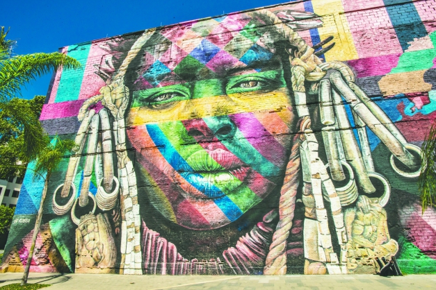 O mural gigante