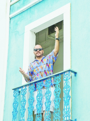 Macaque in the trees