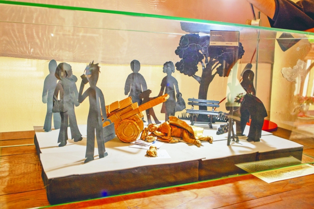 Macaque in the trees