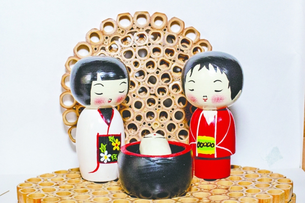 Macaque in the trees