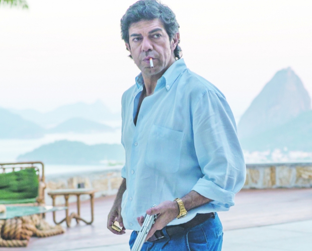 Macaque in the trees