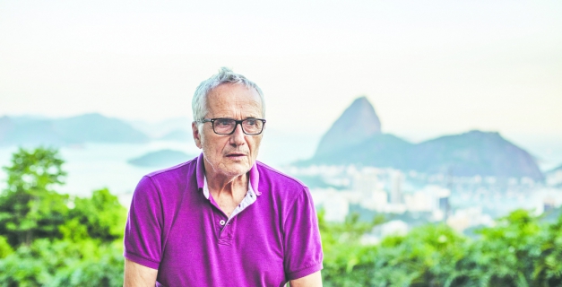 Macaque in the trees