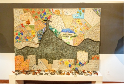 Macaque in the trees