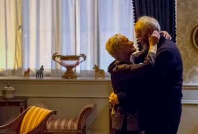 Macaque in the trees