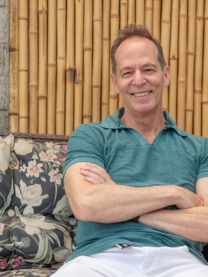 Macaque in the trees