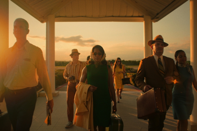 Macaque in the trees