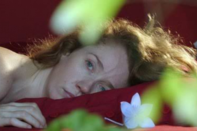 Macaque in the trees