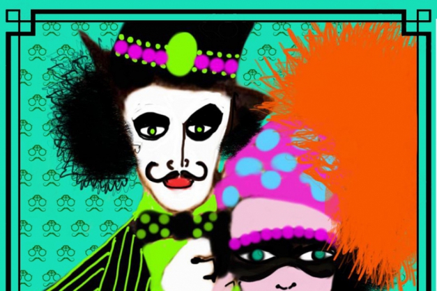 Macaque in the trees