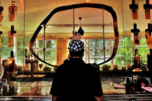 Macaque in the trees