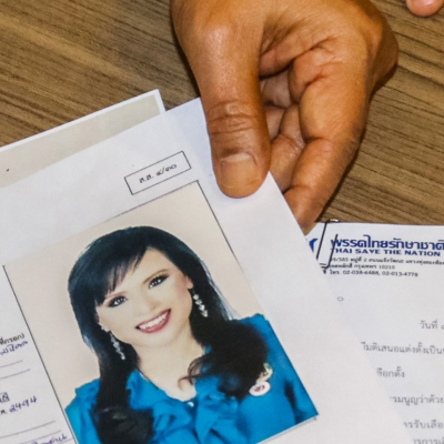 Macaque in the trees