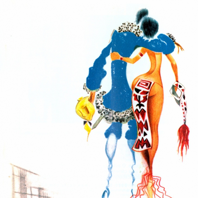 Macaque in the trees