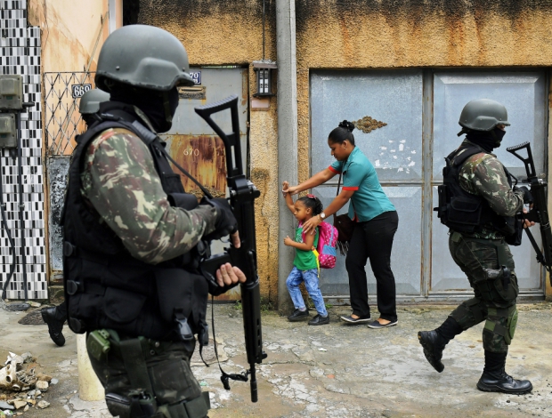 Macaque in the trees