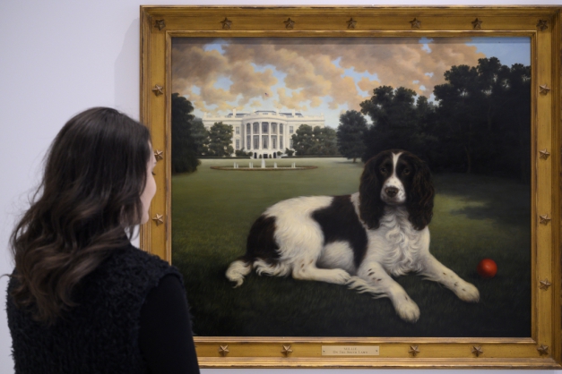Macaque in the trees