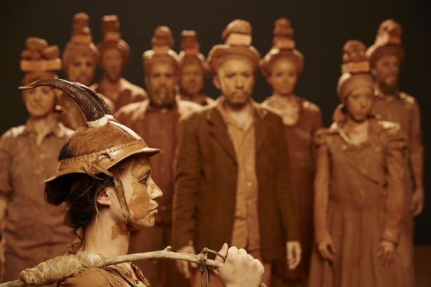 Macaque in the trees