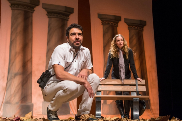 Macaque in the trees