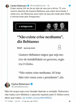 {'nm_midia_inter_thumb1':'https://midias.jb.com.br/_midias/jpg/https://midias.jb.com.br/_midias/jpg/2019/02/13/97x70/1_twitter_carlos_bolsonaro-239653.jpg', 'id_midia_tipo':'2', 'id_tetag_galer':'', 'id_midia':'5c645cd0e2931', 'cd_midia':239664, 'ds_midia_link': 'https://midias.jb.com.br/_midias/jpg/2019/02/13/300x400/1_twitter_carlos_bolsonaro-239653.jpg', 'ds_midia': 'No Twitter, Carlos ataca o ministro
', 'ds_midia_credi': 'Reprodu&ccedil;&atilde;o', 'ds_midia_titlo': 'No Twitter, Carlos ataca o ministro
', 'cd_tetag': '1', 'cd_midia_w': '300', 'cd_midia_h': '400', 'align': 'Left'}