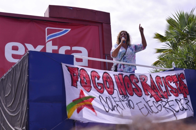 Macaque in the trees