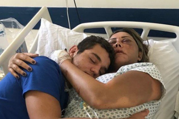 Macaque in the trees