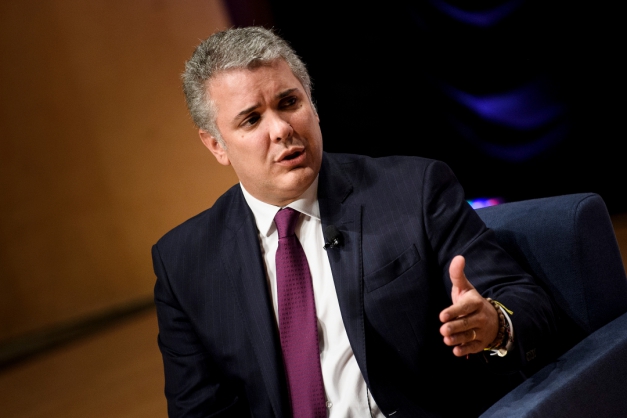 Presidente da Colômbia, Iván Duque Macaque in the trees