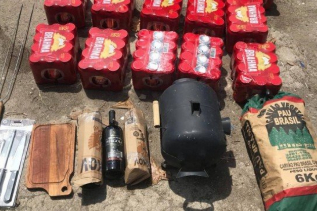 Macaque in the trees