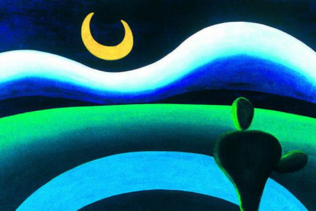 Macaque in the trees