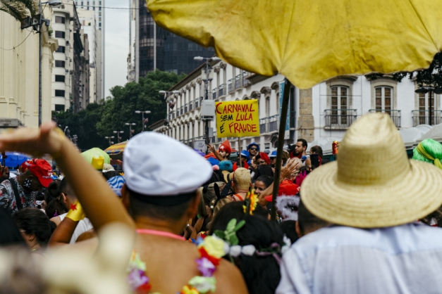 03/02/2019 - bloco de carnaval boitatá praça xv Macaque in the trees