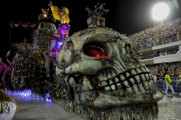 Macaque in the trees