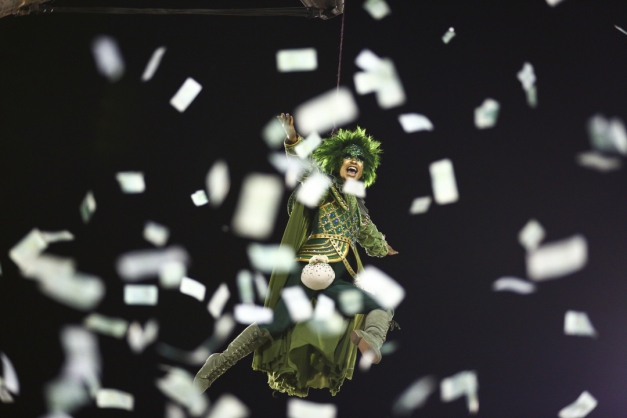 Macaque in the trees