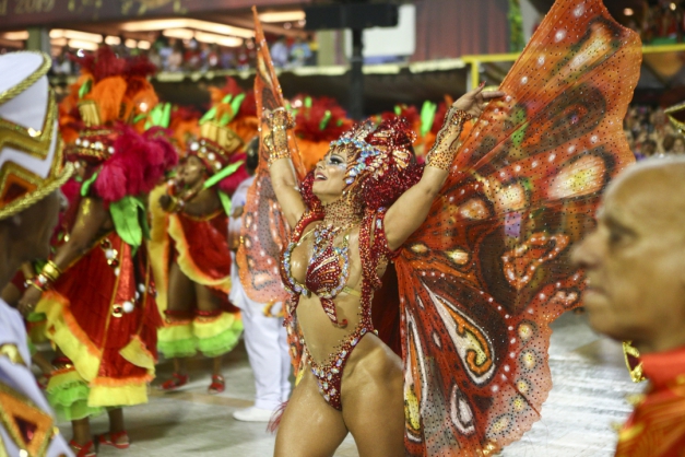 Macaque in the trees