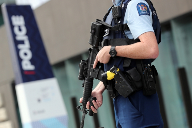 Macaque in the trees