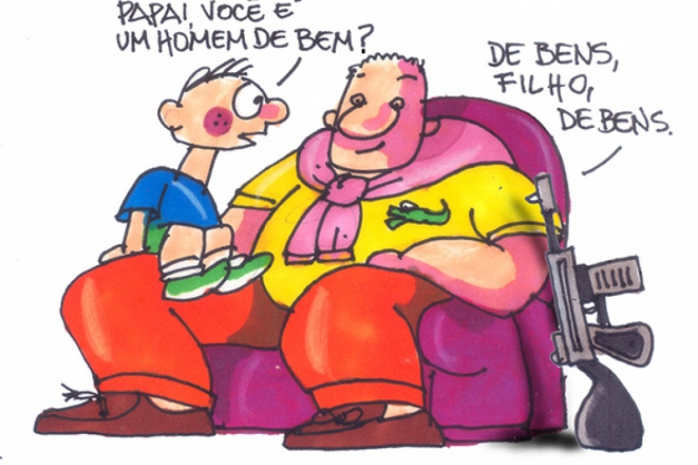 Macaque in the trees