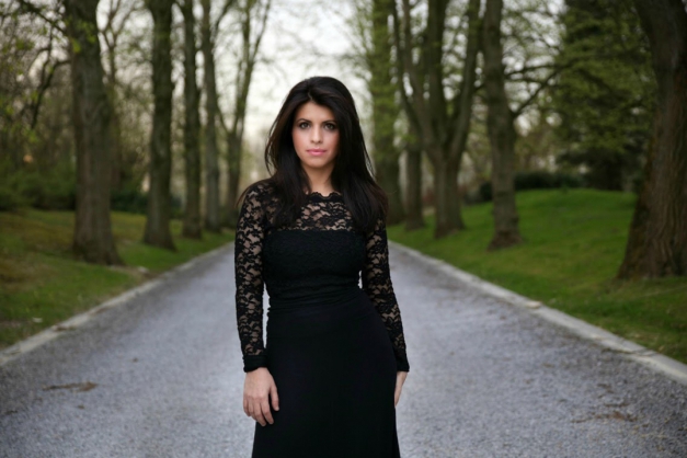 Macaque in the trees