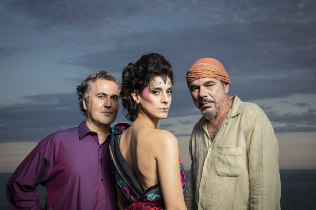 Macaque in the trees