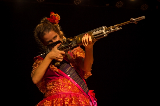 Macaque in the trees