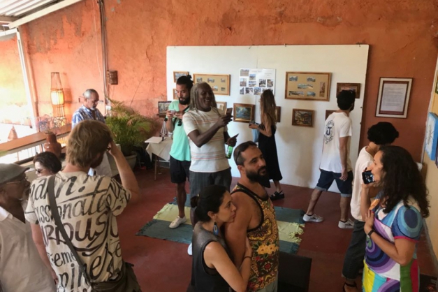 Macaque in the trees