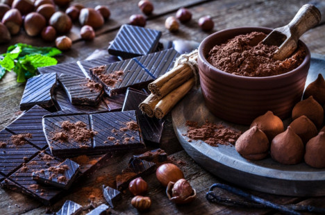 Opte por chocolate amargo 75% ou mais