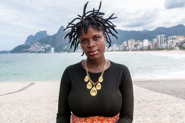 Macaque in the trees