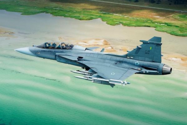 Este primeiro Gripen deve chegar ao Brasil em 2021, enquanto outros 35 aviões serão entregue até 2026 Macaque in the trees