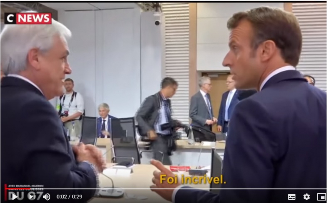 Em Video Presidente Frances Reclama De Bolsonaro Durante G7