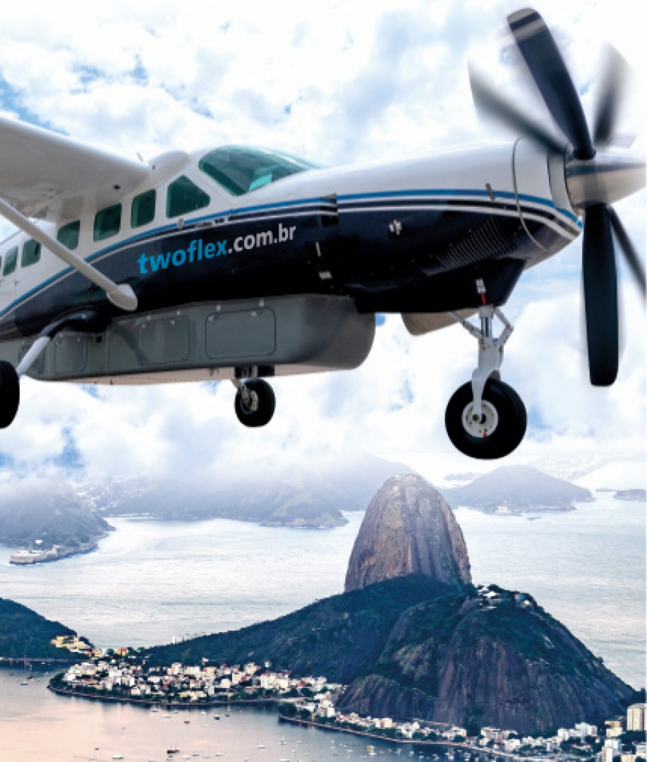 Aviao Cessna Gran Caravan - two flex Taxi Aereo Inteligente
