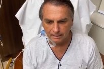 Bolsonaro no hospital (arquivo)