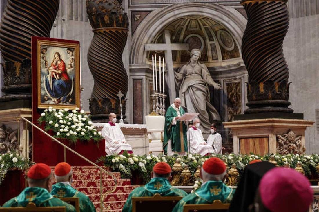 Macaque in the trees