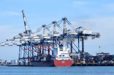 Porto de Santos: exporta&ccedil;&otilde;es tiveram crescimento de 4,3%, o menor desde o segundo trimestre de 2025 (2,1%).        