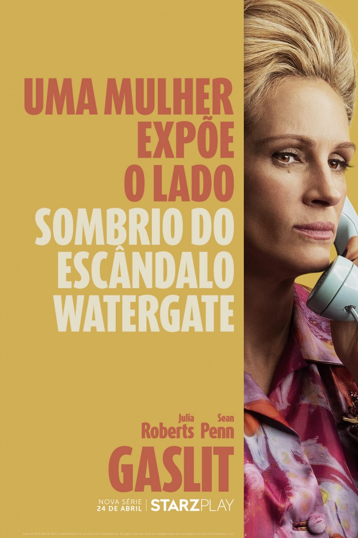 'Gaslit', série que estreia em abril, no Starzplay, traz Julia Roberts e Sean Penn numa trama baseada em fatos reais, o famoso escândalo de Watergate Macaque in the trees